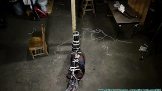 FutileStruggles - Riley Jane is Captured, Belt Whipped, and Hogtied Part 3