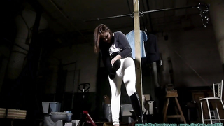 FutileStruggles - Riley Jane's Leather Pony Girl Fitting Part 1