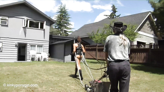 KINKY PONYGIRL - AR-JG-Mow Lawn